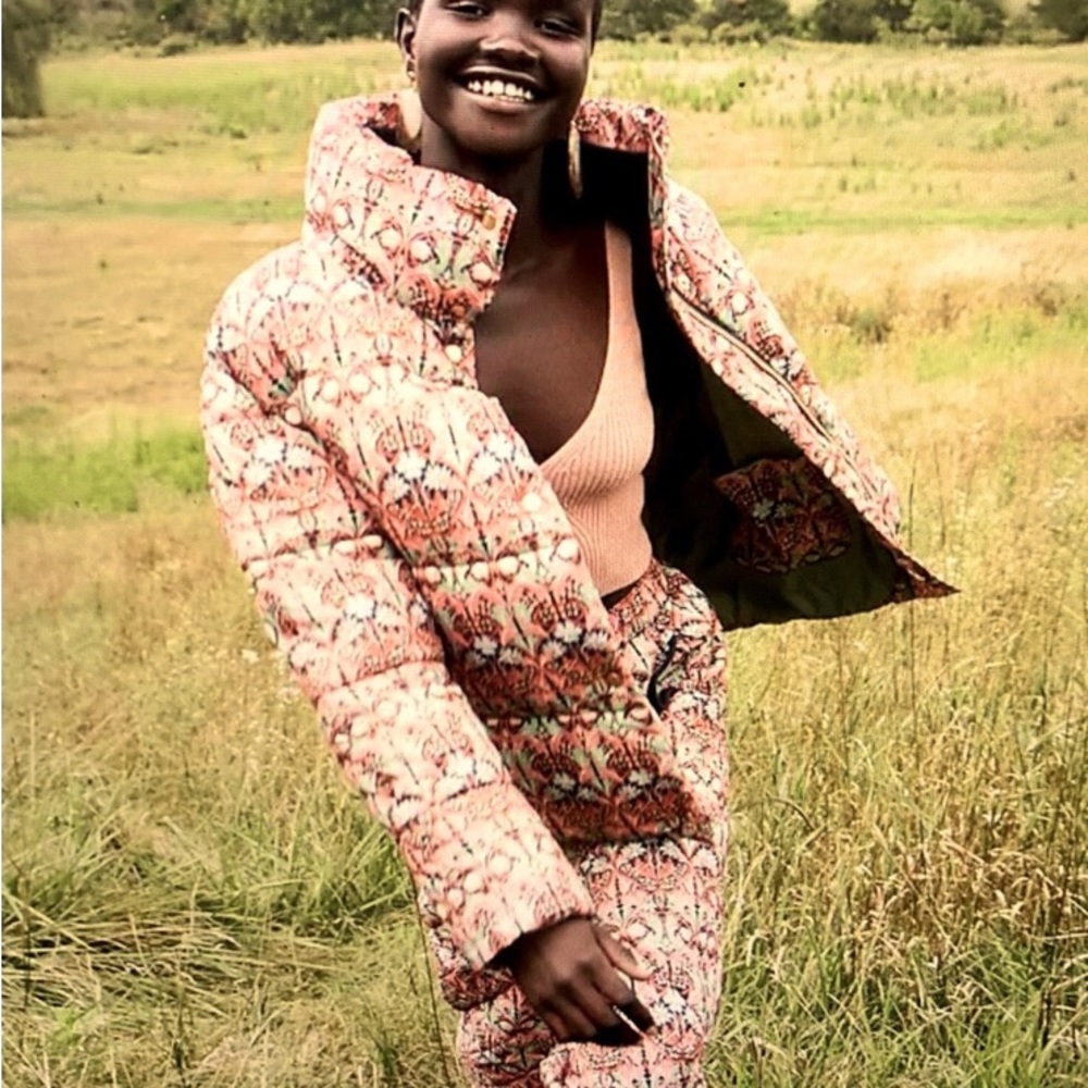 Liberty J Crew Flurry Puffer Jacket with Primaloft May Nouveau Print  Medium